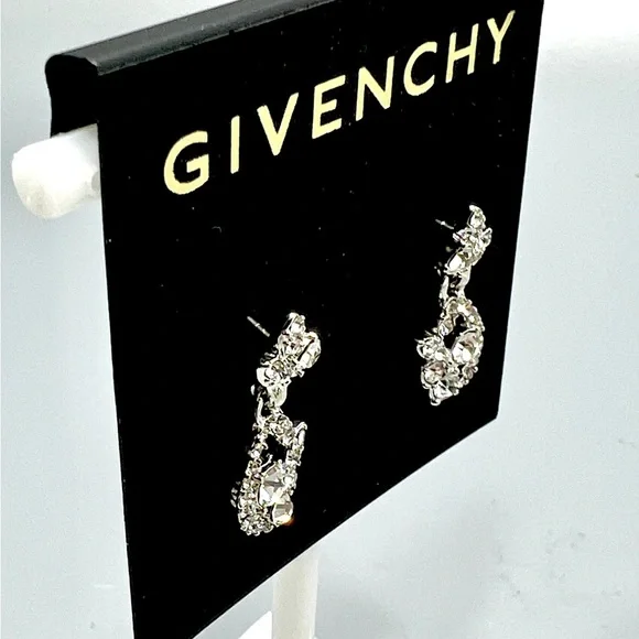 Givenchy Crystal Earrings  NWT - Picture 6 of 7